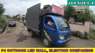 P4 LED WALL OUTDOOR ELECTION COMPANING