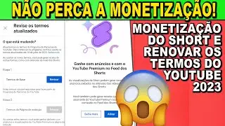 Como monetizar shorts do youtube de forma rápida e fácil (atualize a monetização do seu canal)