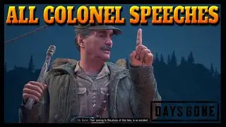 Days Gone All Colonel Garret's Speeches (Collectibles Guide) Missable Warning!!!