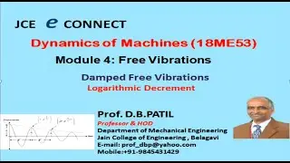 DOM : Logarithmic Decrement