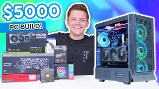 Building the Ultimate $5000 RTX 4090 Gaming PC! 😄 [Full Build Guide w/ Benchmarks!]