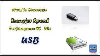 how to increase the transfer speed of Pendrive | how to increase the copying speed of Pendrive|