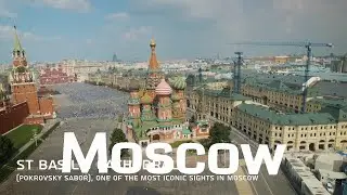 Moscow Aerial view 4K / Russia