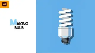 How to make Simple Bulb Icon in Adobe Illustrator