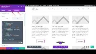 How To Change Color & customize the Divi button module