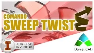 Autodesk Inventor 2015 - Comando Sweep Twist