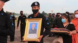 อุบลราชธานี รับศพทหารกล้าเสียชีวิตเหตุไม่สงบชายแดนใต้