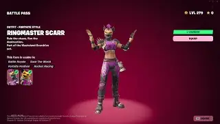 Fortnite: Ringmaster Scarr Skin Gameplay (Mythic Boom Bolt) #fortnite #fortniteclips #fortniteclipz