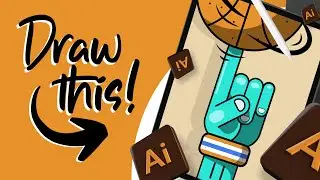 Draw Using ONLY Shapes 🏀