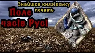 Пошук на полі часів Русі! Знайшов князівську печать та інше! Коп артефактів(пошук з металошукачем)