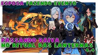 Evento Principal com MINHA ESPOSA | Ritual das Lanternas | Genshin Impact 4.4