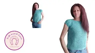 Realizziamo Insieme Una Maglia Estiva con il Punto Granny 👚 | Maglia Jolie Tutorial