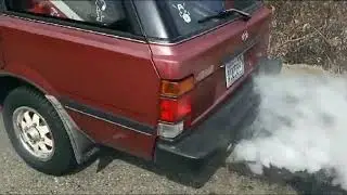 86 Subaru......final day, blown head gasket / 3 of 3