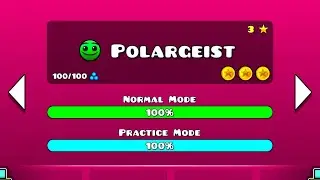 Geometry Dash level 3, Polargeist, all 3 coins