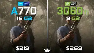 ARC A770 16GB vs RTX 3060Ti 8GB | Tested in 10 Games | 1080P