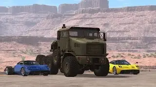 Beamng Drive Crash Compilation HD 60FPS #10 [Feat. Pagani Huayra and Oshkosh 1070f]