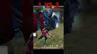 IMPOSSIBLE 🎯 1 VS 2 ONE SHOT Free fire 🔥#shorts #freefire #ytshorts #ajjubhai #raistar
