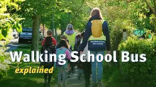 What's a walking school bus?