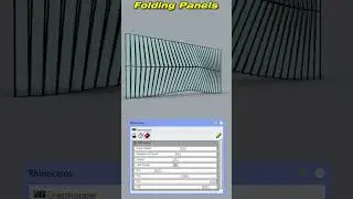Upcoming #tutorial on #folding #panels #parametric #architecture
