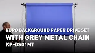 KUPO Background Paper Drive Set with Gray Metal Chain (KP-DS01MT)