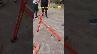 LE VELO SANS ROUES 🤔  (A tester)    #vélo #vtt #bmx #tricks