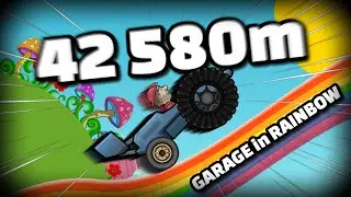 SUPER CRAZY TAS IN RAINBOW WITH GARAGE RACE CAR??? CRAZY DOG RUN