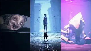 All Boss Fights/Bosses & Ending LITTLE NIGHTMARES 2