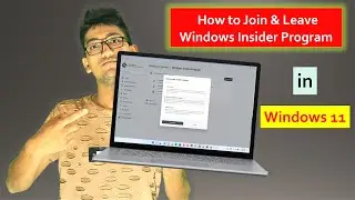How to join and leave windows insider program in windows 11 | Windows insider program windows 11