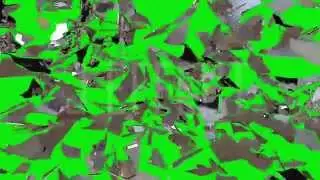 3D glass Shatter green screen 3ds max + V-ray + AferEffects