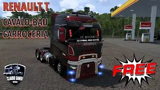 Download Renault T No Cavalo - Baú - Carroceria Mod Diferenciado Ets2 1.52/1.53