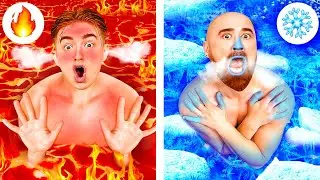 ХОЛОДНАЯ vs ГОРЯЧАЯ Тюрьма Челлендж !