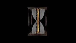 Endless hourglass animation. (Blender)