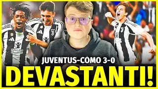 JUVENTUS DEVASTANTEEE!! KEPHREN THURAM ALIENO!! THIAGO MOTTA SUPER!! E SU MBANGULA... JUVE-COMO 3-0