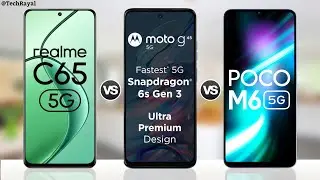 Realme C65 5g vs Moto G45 5g vs Poco M6 5g || Full Comparison