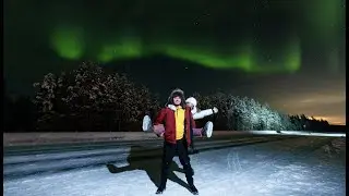 ARCTIC OCEAN! AURORA VILLAGE MURMANSK RUSSIA!