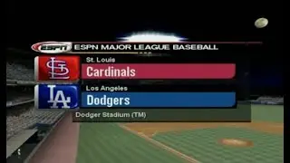 ESPN MLB 2K4 | St. Louis Cardinals vs Los Angeles Dodgers | NLDS Game 4