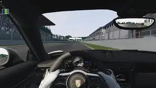 Assetto Corsa Spa-Francorchamps Porsche 911 GT3 RS (Dry) Track Guide (Hotlap + Telemetry)