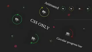 Dynamic SVG Progress Bar Using Html Pure CSS | Animated circular progress bar | Code with jatin |🥵🥵🔥