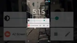 Brightness Slider Control - preview on lock screen