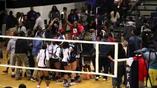 SAU upsets WSSU Volleyball 2014