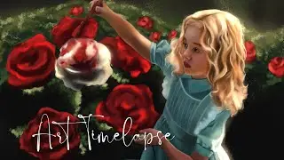 Alice painting the roses red 🌹