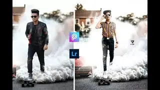 Picsart smoke bomb photo editing | Skateboard photo editing