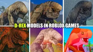 All D-REX In Every Roblox Game's So Far!
