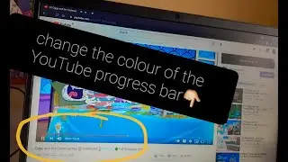 How to change the colour of youtube progress bar?!