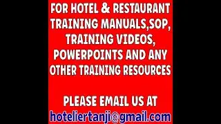 Download Exclusive Hotel & Restaurant Management Training Videos, Guides, PowerPoints and Many More