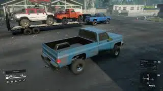 SnowRunner | Delta Pickup - First Test Drive - Completely Stock Version - Wisconsin | Console Mods