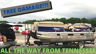 Rebuilding a Wrecked 2019 Sun Tracker Party Barge Boat!