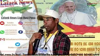 Partisipasaun Sarani Parokia Imaculada Conceicao Maubessi iha vizita Sua Santidade Papa Francisco