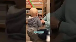 During Sword Fight With Dad | Shorts
