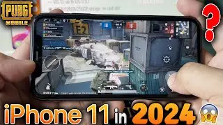 PUBG Mobile GAME TEST on Apple iPhone 11 in 2024?? | MAX SETTINGS! 😲🔥